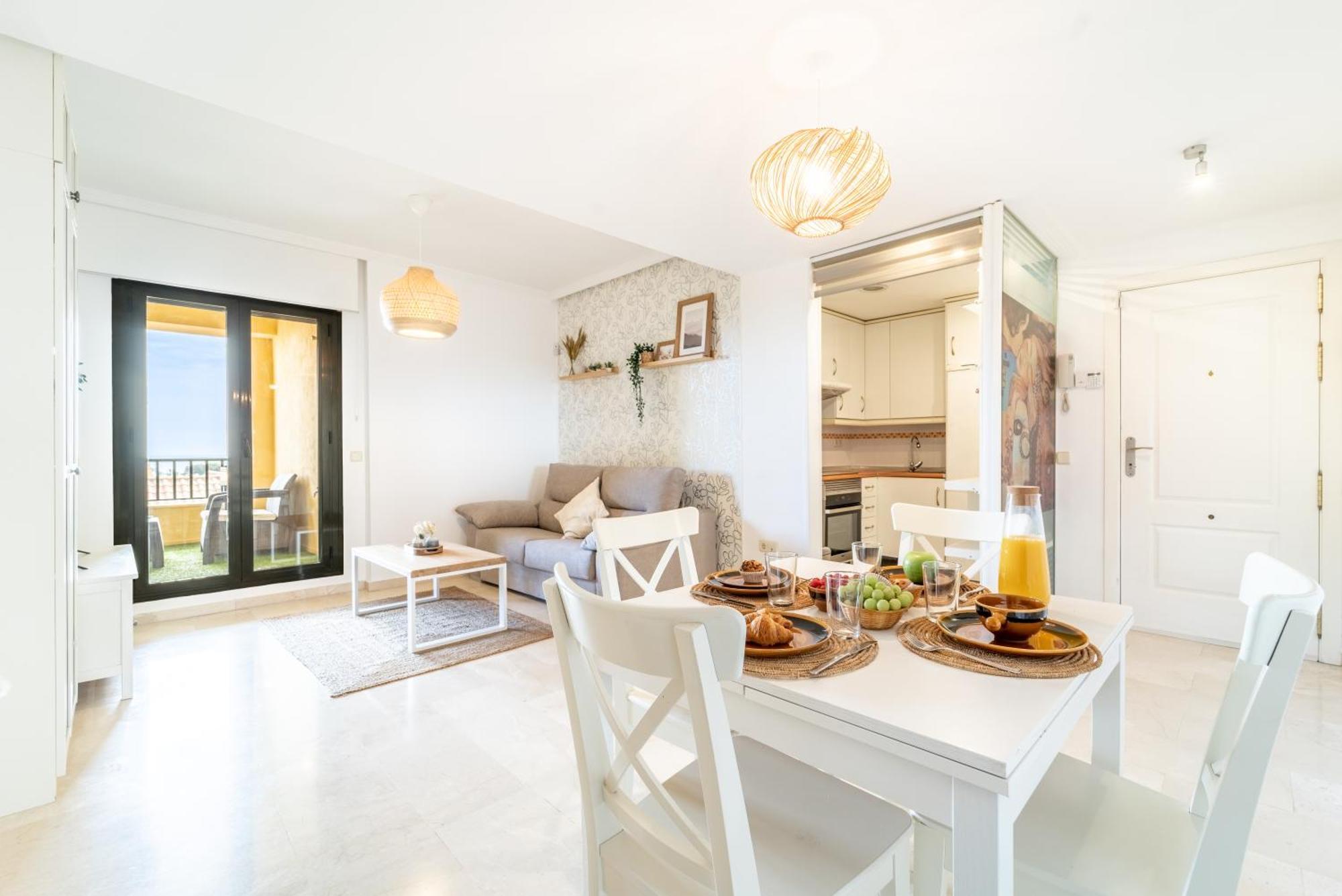 Fabulous Golf Front Apartment With Pool And Seaview 베날마데나코스타 외부 사진